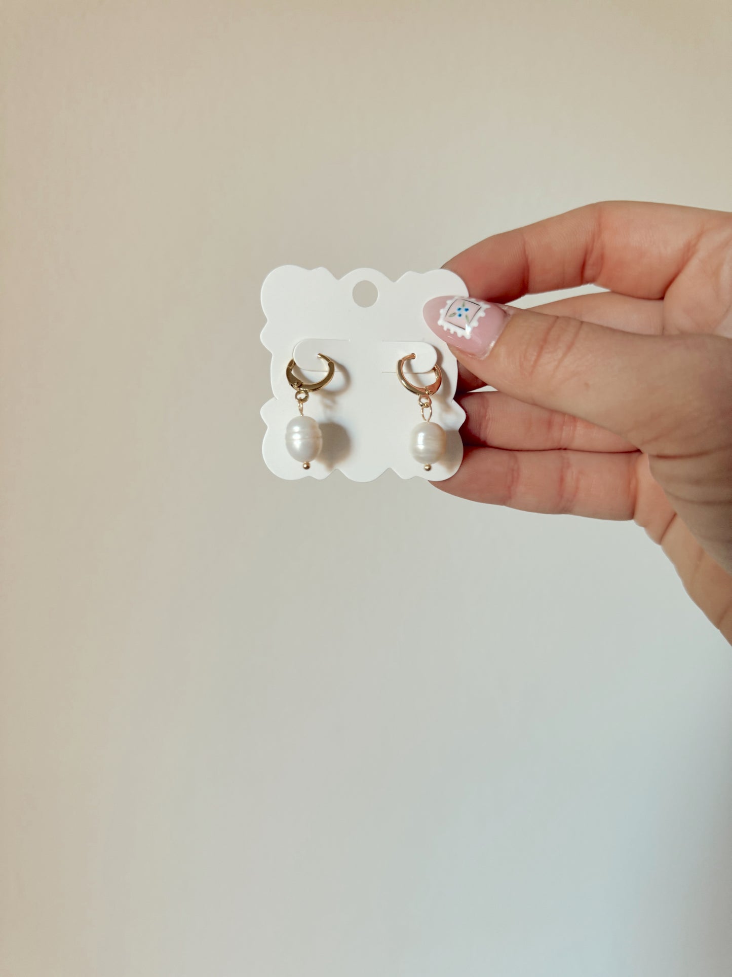 Pearl hoops