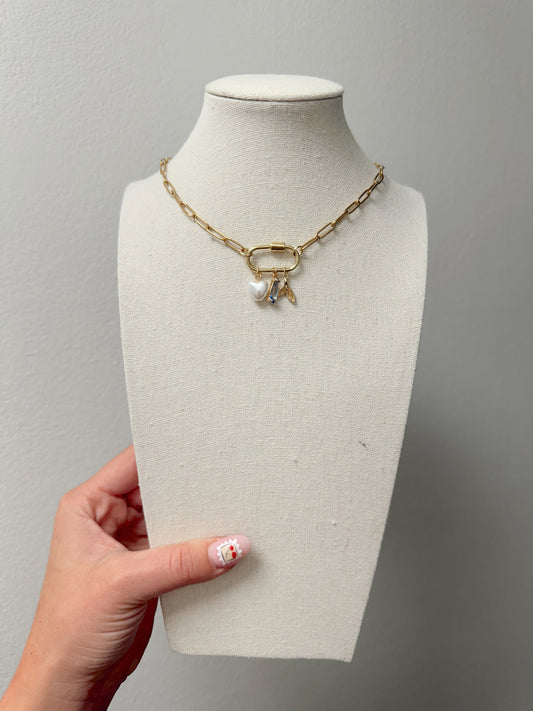 Carabiner Charm Necklace