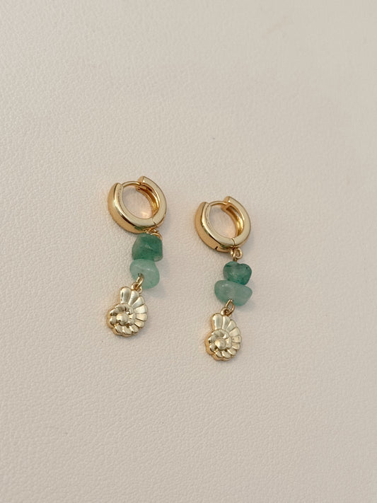 Coastal Whisper Hoops