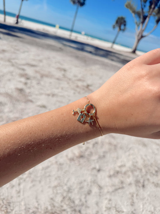 Custom Charm Pulley Bracelet