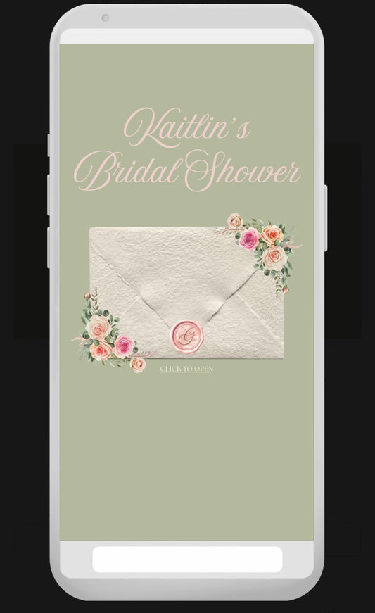 Bridal Shower - Fresh Off the Market Digital Invitation